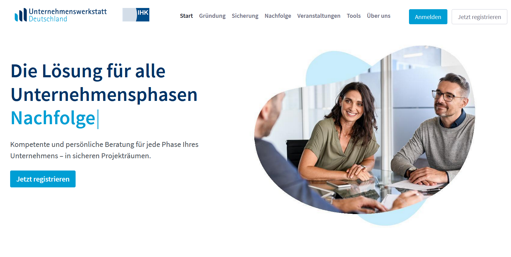 TIPP: Unternehmenswerkstatt Brandenburg - Nachfolgetool